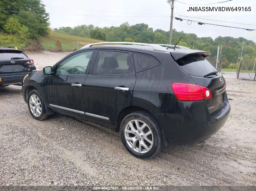 2013 Nissan Rogue Sv W/Sl Pkg VIN: JN8AS5MV8DW649165 Lot: 40427591