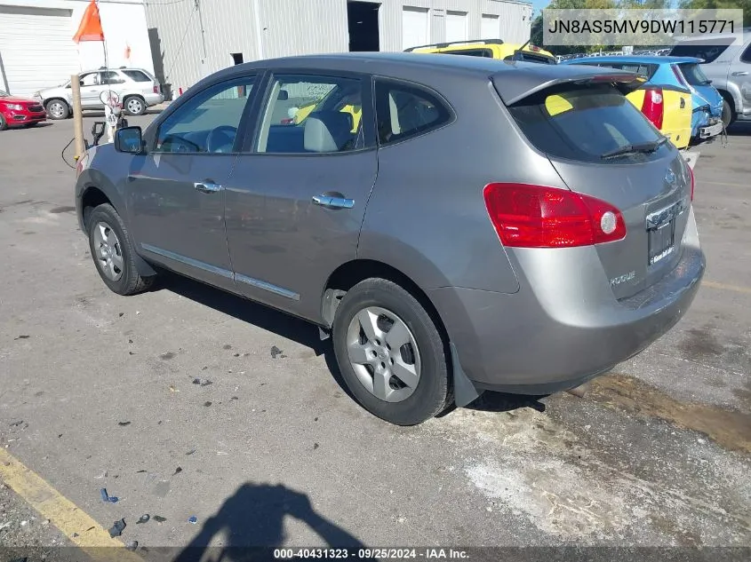 JN8AS5MV9DW115771 2013 Nissan Rogue S