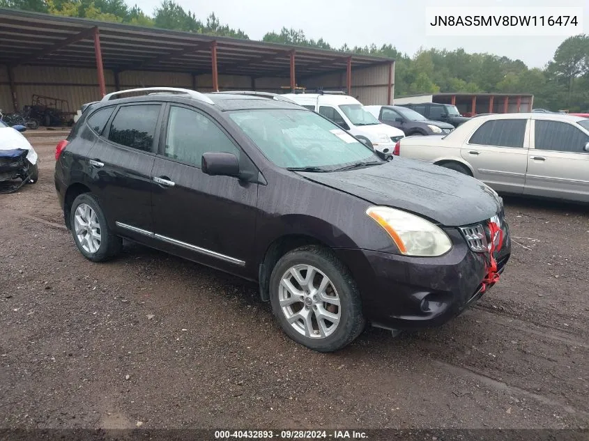 2013 Nissan Rogue S/Sv VIN: JN8AS5MV8DW116474 Lot: 40432893