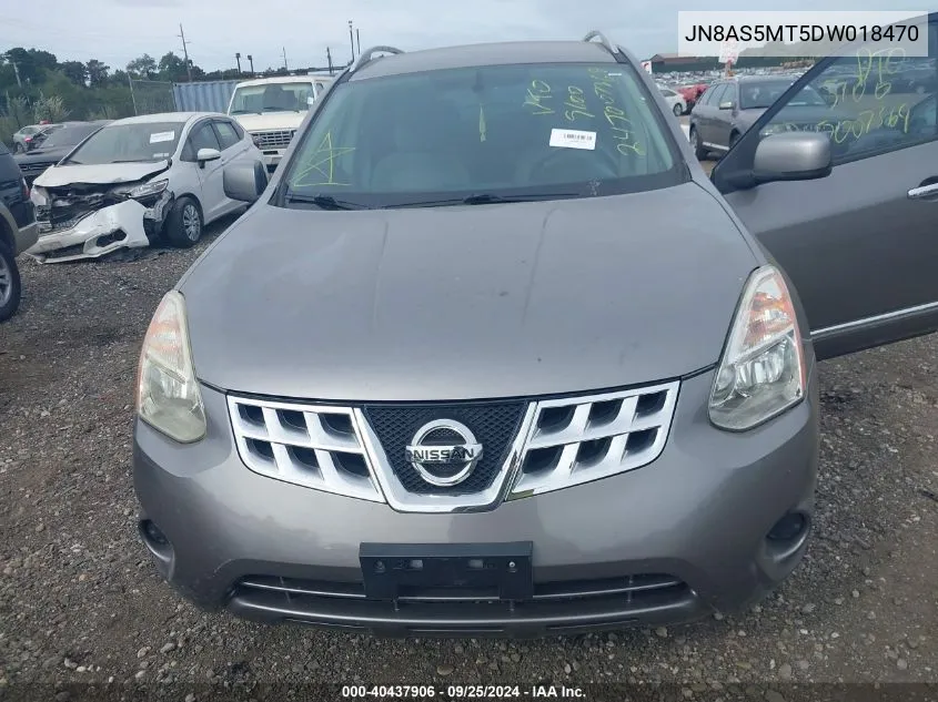 2013 Nissan Rogue Sv VIN: JN8AS5MT5DW018470 Lot: 40437906