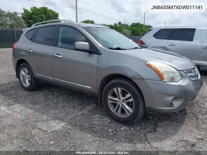 2013 Nissan Rogue Sv VIN: JN8AS5MT6DW011141 Lot: 40440098