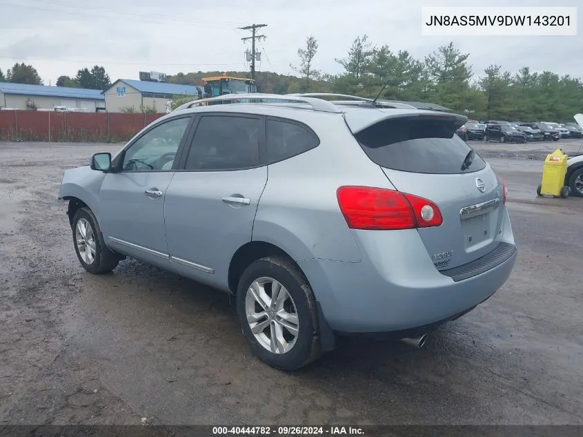 2013 Nissan Rogue Sv VIN: JN8AS5MV9DW143201 Lot: 40444782