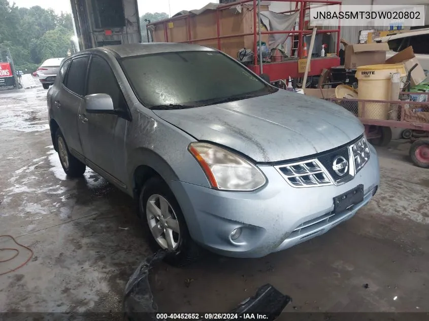 JN8AS5MT3DW020802 2013 Nissan Rogue S/Sv