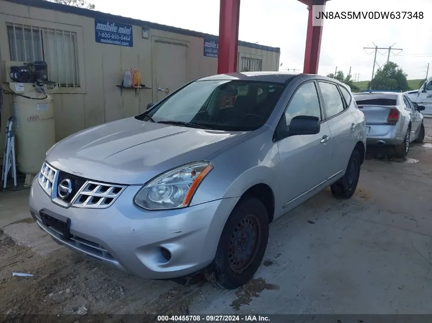 2013 Nissan Rogue S VIN: JN8AS5MV0DW637348 Lot: 40455708