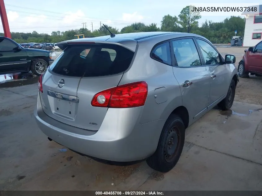 2013 Nissan Rogue S VIN: JN8AS5MV0DW637348 Lot: 40455708