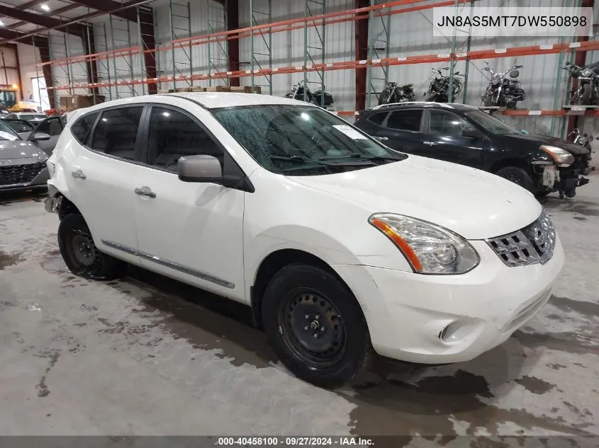 2013 Nissan Rogue S VIN: JN8AS5MT7DW550898 Lot: 40458100