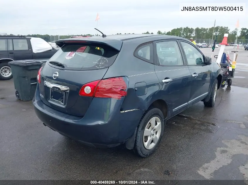 2013 Nissan Rogue S VIN: JN8AS5MT8DW500415 Lot: 40459269