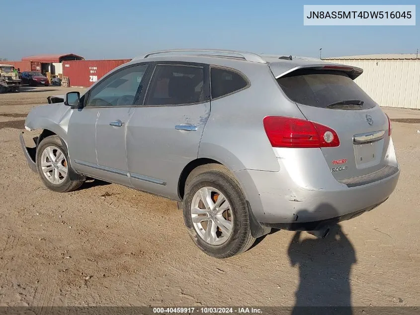 2013 Nissan Rogue Sv VIN: JN8AS5MT4DW516045 Lot: 40459917