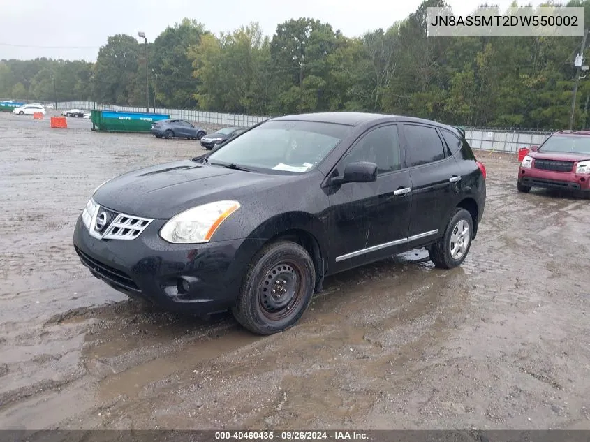 JN8AS5MT2DW550002 2013 Nissan Rogue S