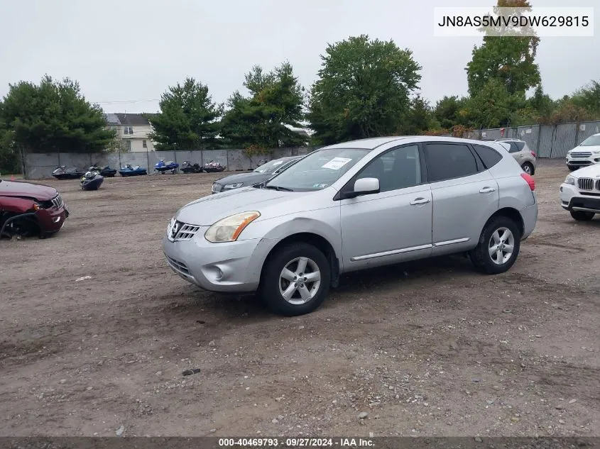 2013 Nissan Rogue S VIN: JN8AS5MV9DW629815 Lot: 40469793