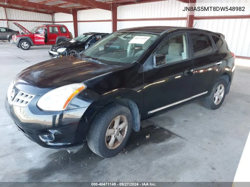 JN8AS5MT8DW548982 2013 Nissan Rogue S