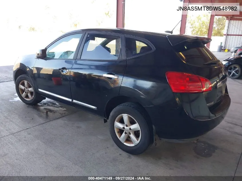 JN8AS5MT8DW548982 2013 Nissan Rogue S