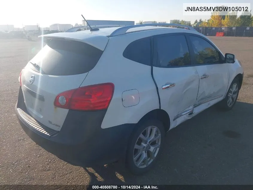 JN8AS5MV3DW105012 2013 Nissan Rogue Sv W/Sl Pkg