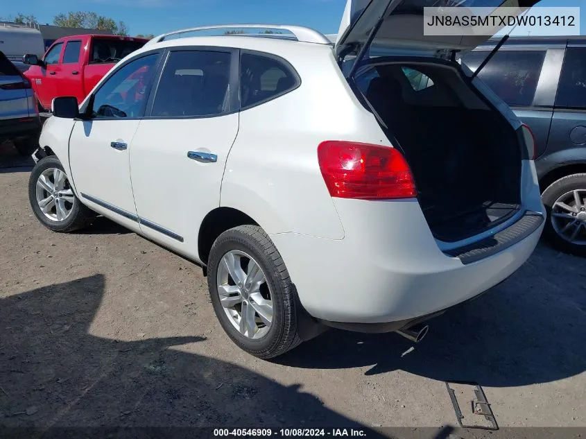 2013 Nissan Rogue Sv VIN: JN8AS5MTXDW013412 Lot: 40546909