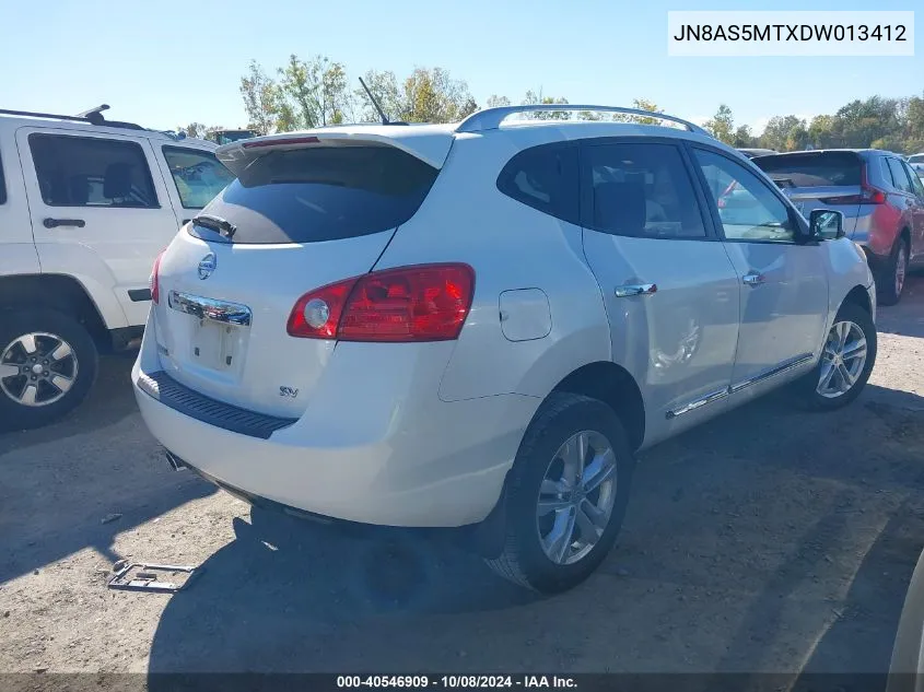 2013 Nissan Rogue Sv VIN: JN8AS5MTXDW013412 Lot: 40546909