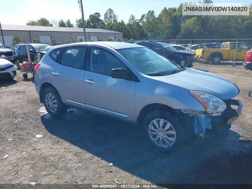 2013 Nissan Rogue S VIN: JN8AS5MV0DW140820 Lot: 40598057