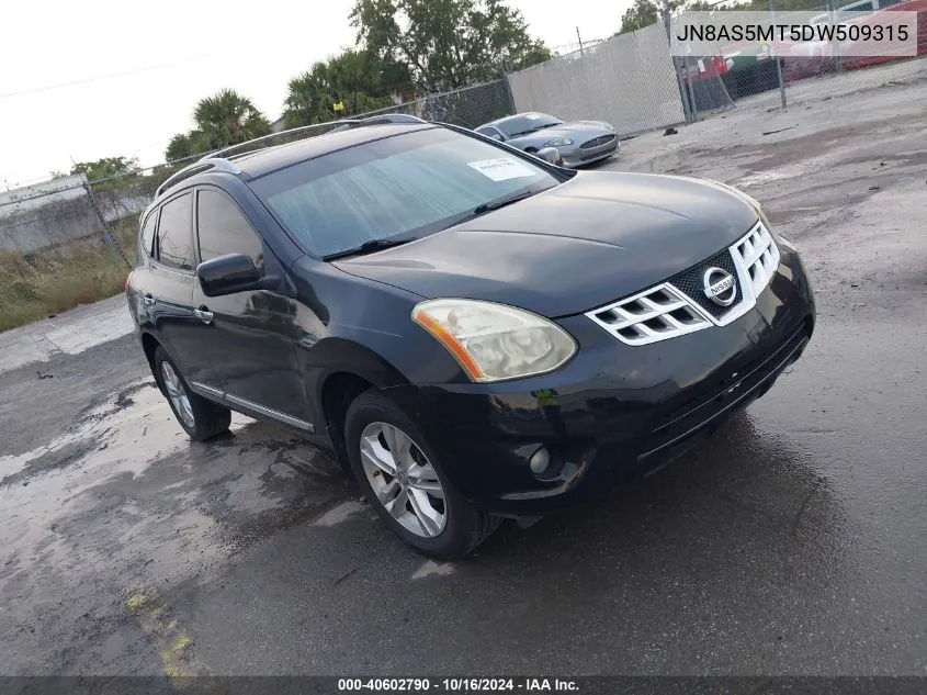 2013 Nissan Rogue Sv VIN: JN8AS5MT5DW509315 Lot: 40602790