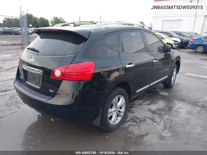 JN8AS5MT5DW509315 2013 Nissan Rogue Sv