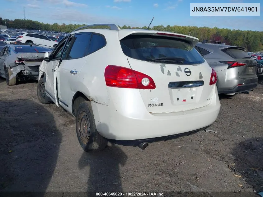 2013 Nissan Rogue S VIN: JN8AS5MV7DW641901 Lot: 40645620