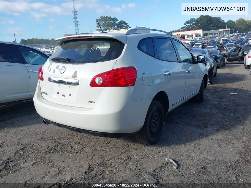 2013 Nissan Rogue S VIN: JN8AS5MV7DW641901 Lot: 40645620