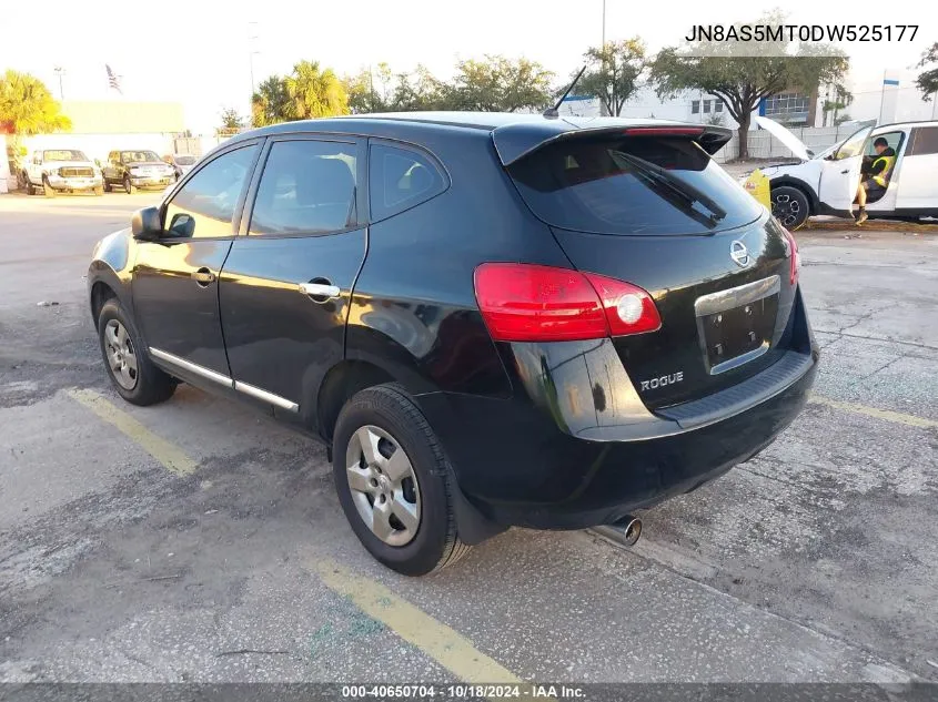 2013 Nissan Rogue S VIN: JN8AS5MT0DW525177 Lot: 40650704