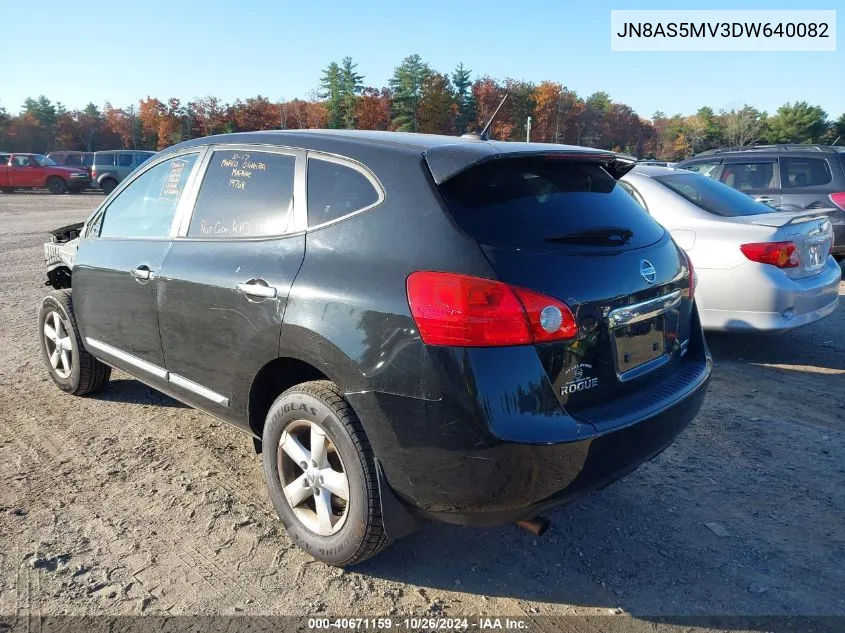 2013 Nissan Rogue S VIN: JN8AS5MV3DW640082 Lot: 40671159