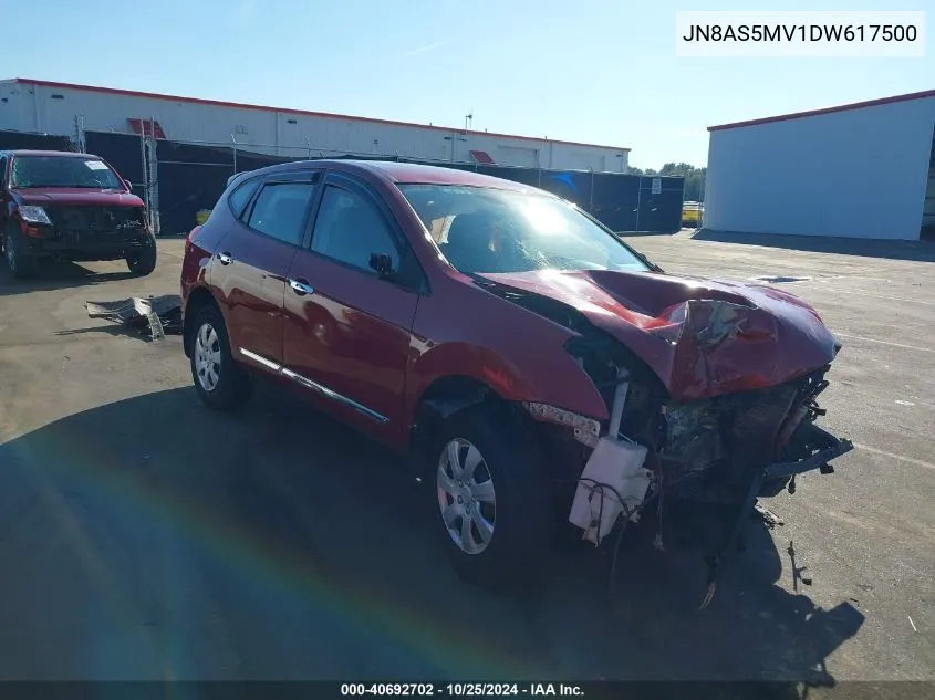 2013 Nissan Rogue S VIN: JN8AS5MV1DW617500 Lot: 40692702