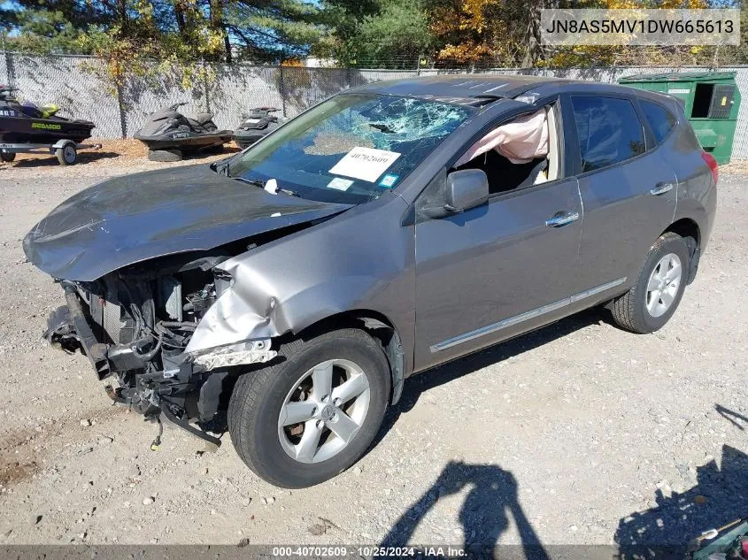 2013 Nissan Rogue S VIN: JN8AS5MV1DW665613 Lot: 40702609