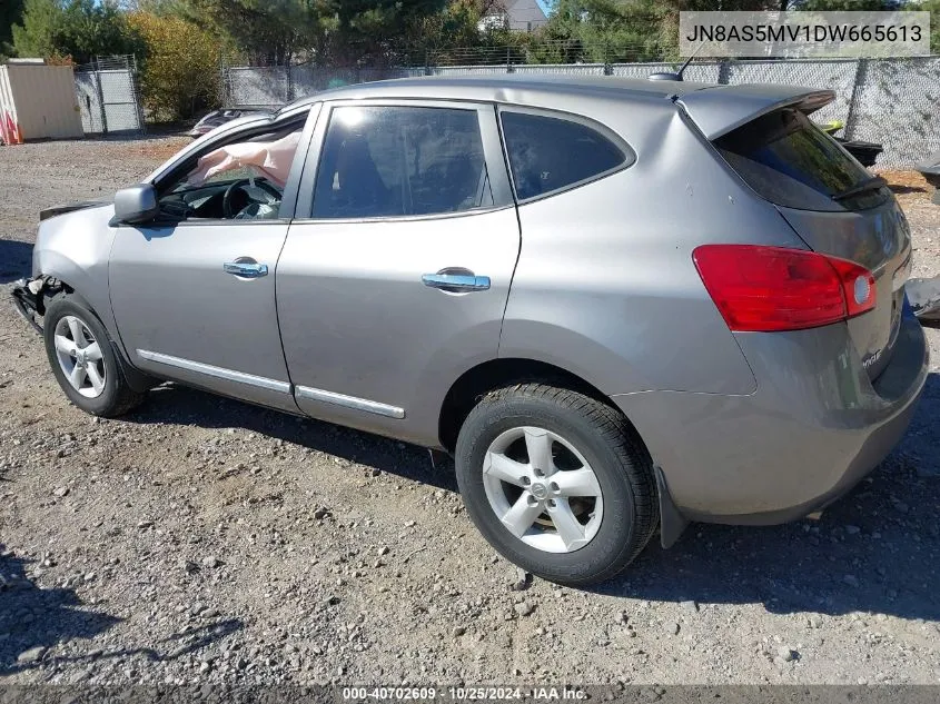 2013 Nissan Rogue S VIN: JN8AS5MV1DW665613 Lot: 40702609