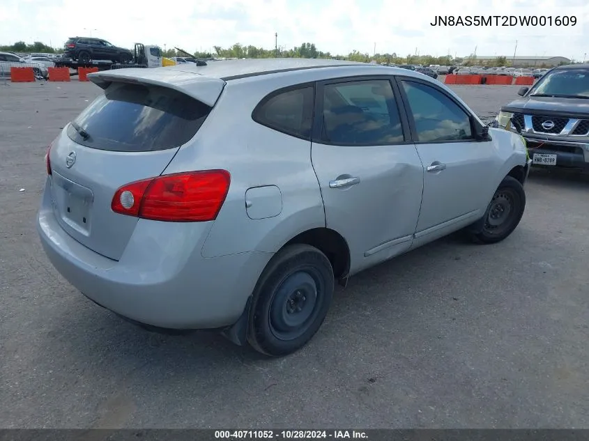 2013 Nissan Rogue S VIN: JN8AS5MT2DW001609 Lot: 40711052