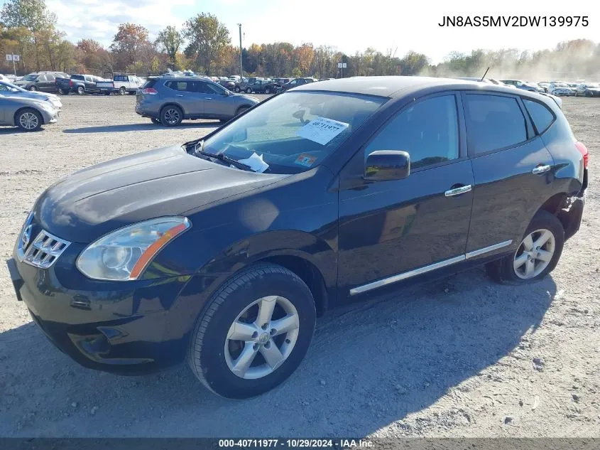 2013 Nissan Rogue S VIN: JN8AS5MV2DW139975 Lot: 40711977