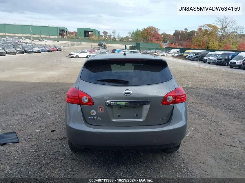 2013 Nissan Rogue S/Sv VIN: JN8AS5MV4DW634159 Lot: 40719966