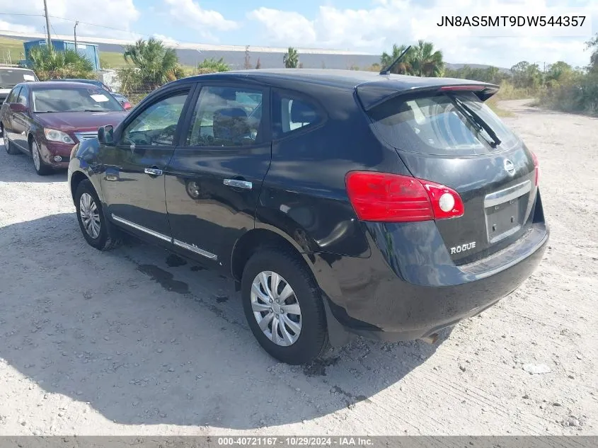 2013 Nissan Rogue S VIN: JN8AS5MT9DW544357 Lot: 40721167