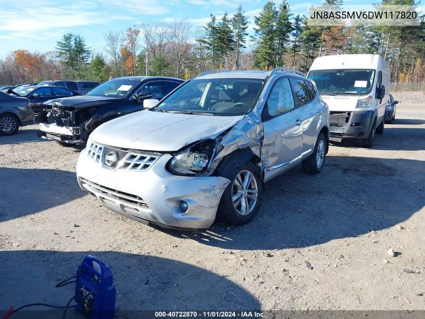 2013 Nissan Rogue Sv VIN: JN8AS5MV6DW117820 Lot: 40722870