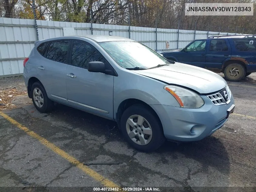 2013 Nissan Rogue S VIN: JN8AS5MV9DW128343 Lot: 40723452