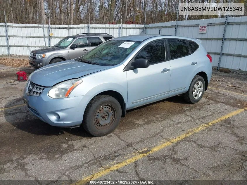 2013 Nissan Rogue S VIN: JN8AS5MV9DW128343 Lot: 40723452