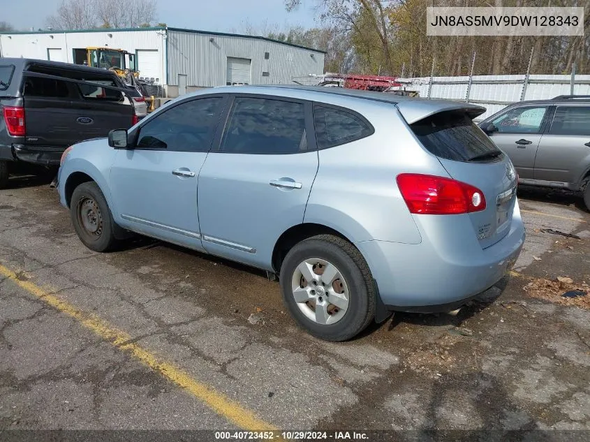 2013 Nissan Rogue S VIN: JN8AS5MV9DW128343 Lot: 40723452