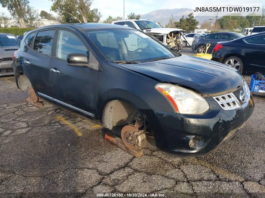 2013 Nissan Rogue S VIN: JN8AS5MT1DW019177 Lot: 40726150