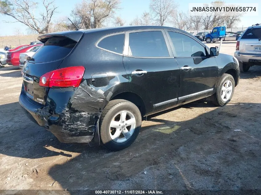 2013 Nissan Rogue S VIN: JN8AS5MV1DW658774 Lot: 40730712