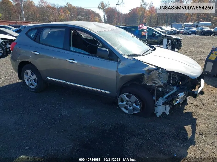 2013 Nissan Rogue S VIN: JN8AS5MV0DW664260 Lot: 40734088