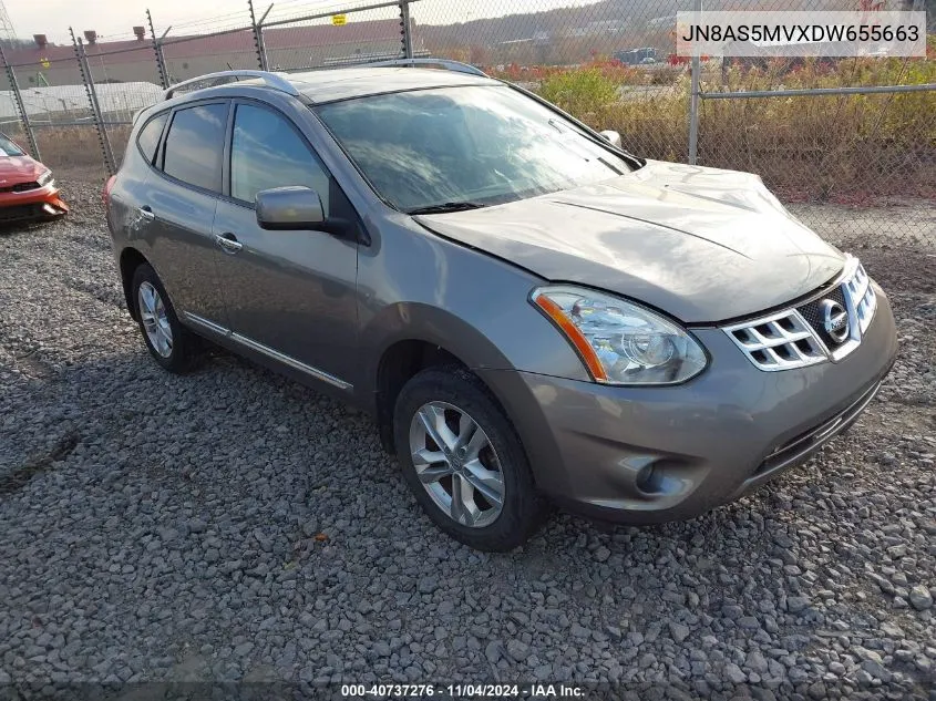 2013 Nissan Rogue Sv VIN: JN8AS5MVXDW655663 Lot: 40737276