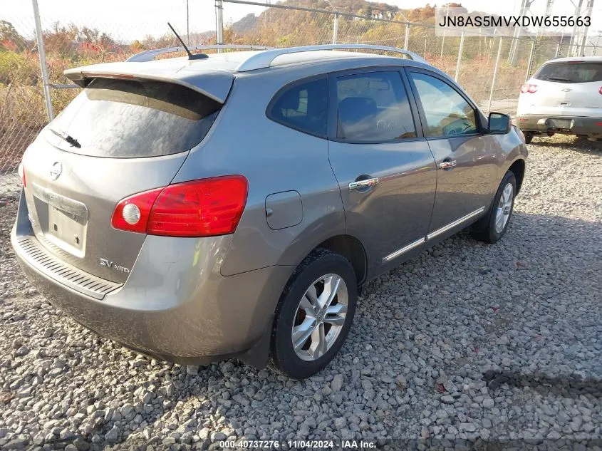 2013 Nissan Rogue Sv VIN: JN8AS5MVXDW655663 Lot: 40737276