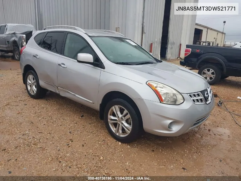 2013 Nissan Rogue Sv VIN: JN8AS5MT3DW521771 Lot: 40738195