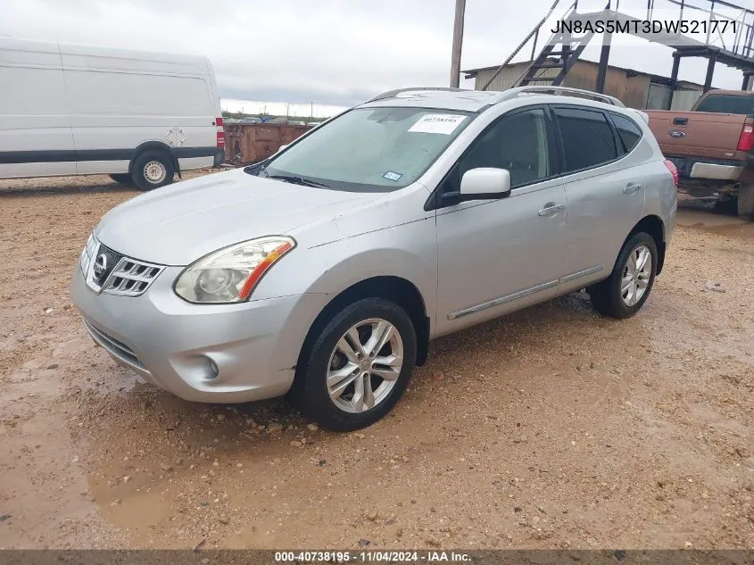 2013 Nissan Rogue Sv VIN: JN8AS5MT3DW521771 Lot: 40738195