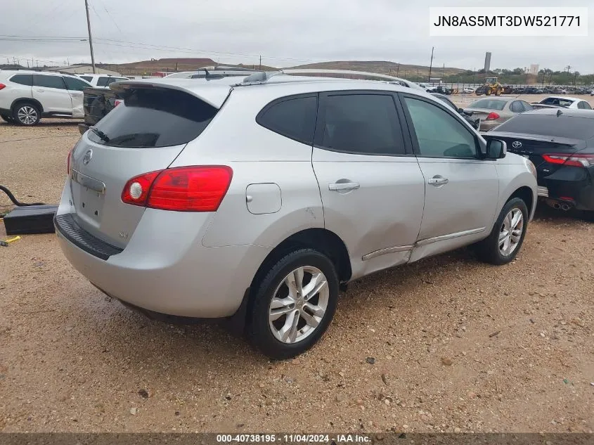 2013 Nissan Rogue Sv VIN: JN8AS5MT3DW521771 Lot: 40738195