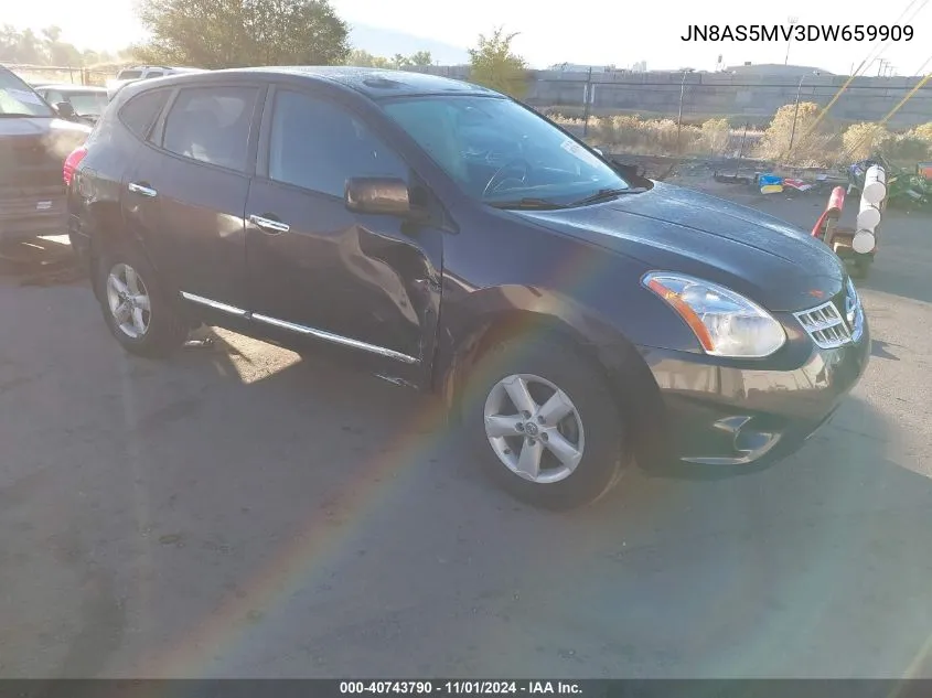 2013 Nissan Rogue S VIN: JN8AS5MV3DW659909 Lot: 40743790