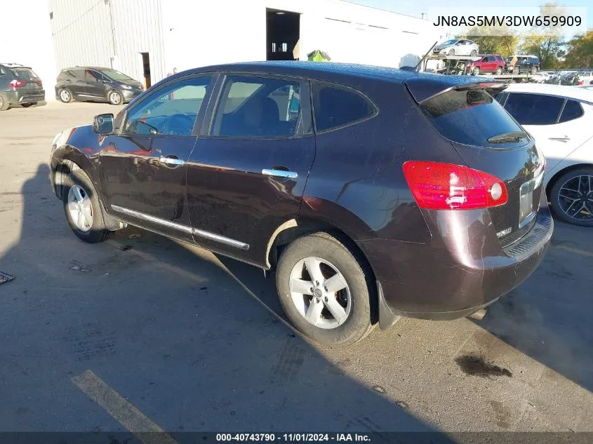 2013 Nissan Rogue S VIN: JN8AS5MV3DW659909 Lot: 40743790