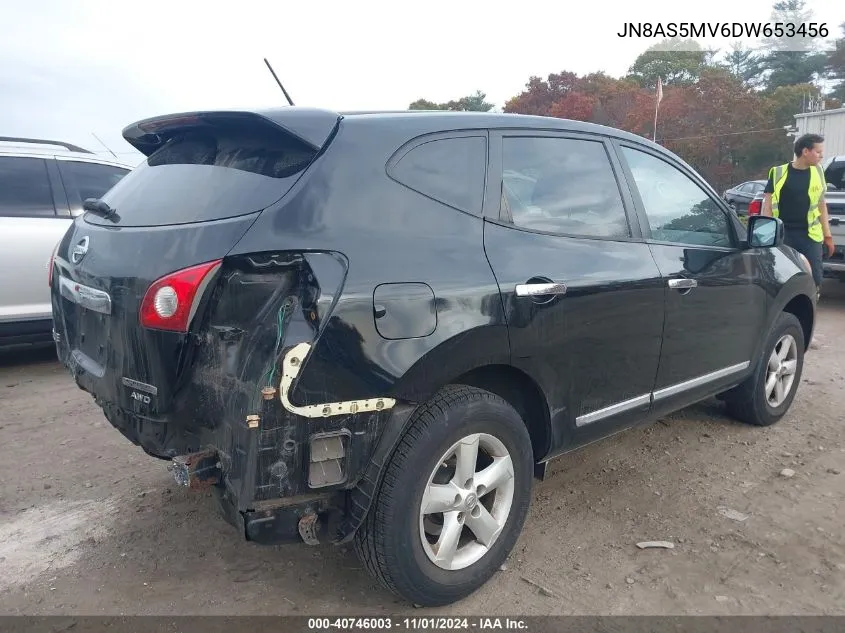 2013 Nissan Rogue S VIN: JN8AS5MV6DW653456 Lot: 40746003