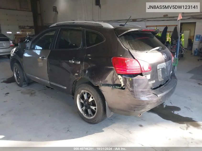 2013 Nissan Rogue Sv VIN: JN8AS5MV5DW123141 Lot: 40746281