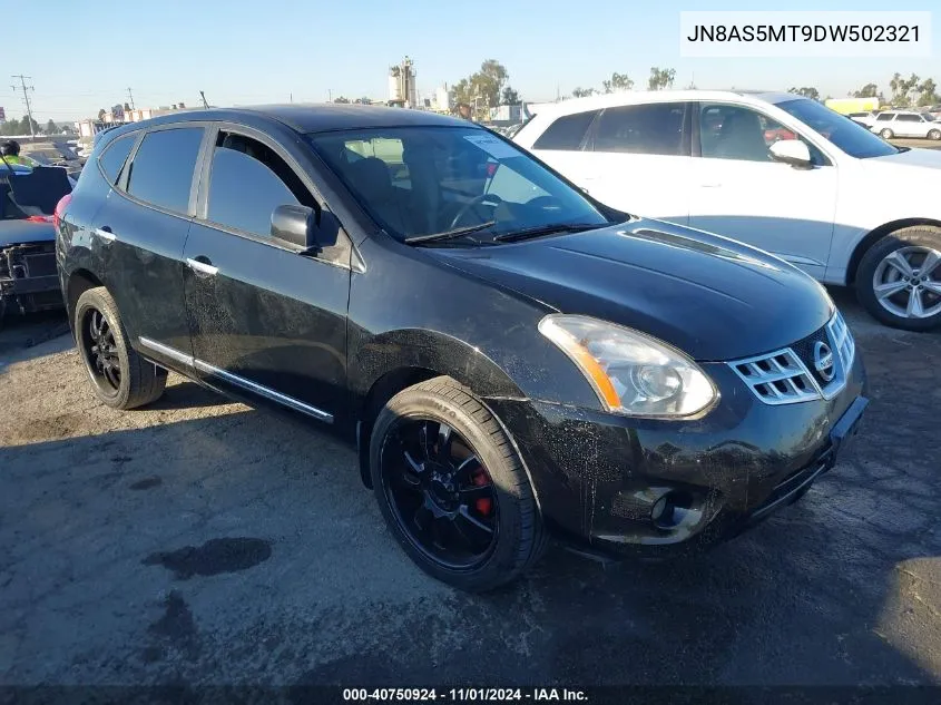 2013 Nissan Rogue S VIN: JN8AS5MT9DW502321 Lot: 40750924